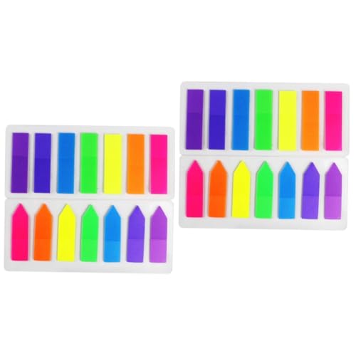 Etiquetas adhesivas fluorescentes perfectas para estructurar tus apuntes diarios