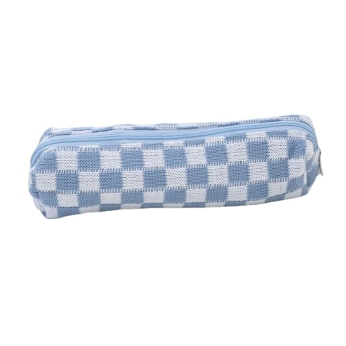 GGOOB Pencil Case Aesthetic School Supplies Small Pencil Case Pencil Pouch Aestheti Pencil Case Preppy Pencil Case (Blue)