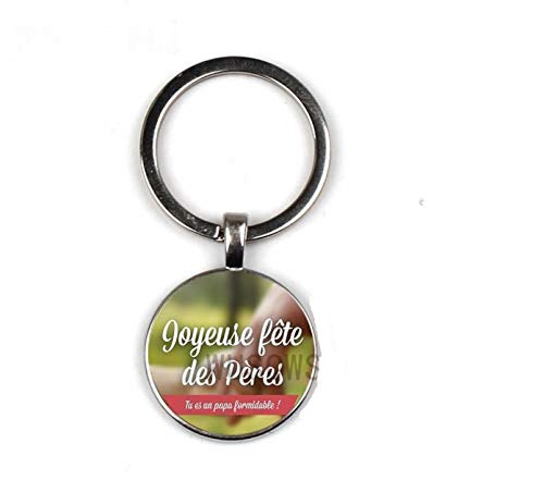 FASHION BOUTIK Porte-clés Cadeau fête des pères Joyeuse Fete des Peres tu ES Un Papa Formidable