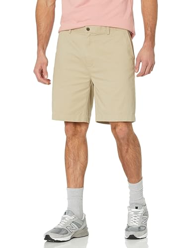 Amazon Essentials Herren Classic-Fit-Chino-Shorts, 23cm, Dunkles Taupe, 36W
