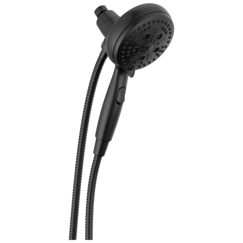 Delta Faucet 54810-BL-PK SureDock Magnetic Hand Shower, Matte Black, 7 Settings