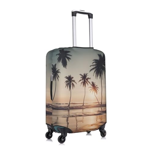 Cartoon Pigeon Tsa Approved Luggage Cover For 18-32 Inch Suitcases Scratch-Resistant Stretch Luggage Cover3