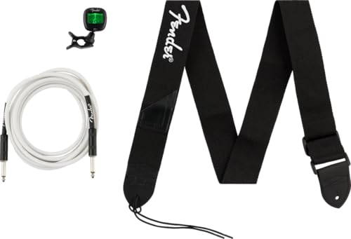 Câble, accordeur, sangle : lot d’accessoires pour stabiliser votre son et jouer debout