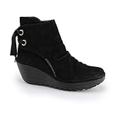 FLY London Women's Yama Ankle Boot, Black Oiled, 40 EU/9-9.5 M US