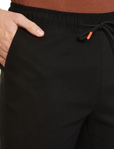 Image of FYLTR Men's Taper Fit Stretch Cotton Joggers with Elasticated Waistband & Drawstrings