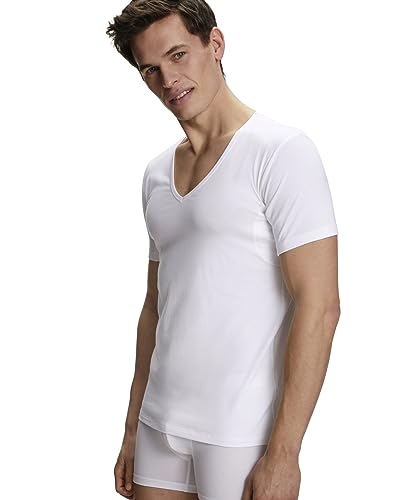 FALKE Men's Daily Climate Control Deep V-Neck Undershirt