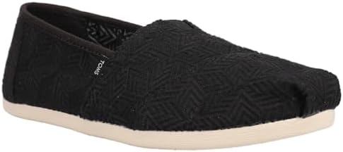 TOMS Womens Alpargata Slip On Flats Casual - Black - Size 6.5 B | Image 1