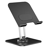 Soporte para teléfono móvil seguro y estable soporte para varios dispositivos de aluminio plegable giratorio 360