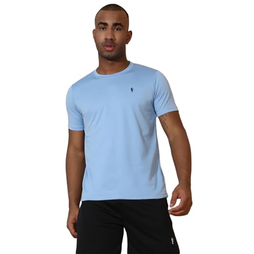Image of EPPE Men's Round Collar T-Shirt | Regular & Dry Fit Summer Stylish Casual Tee | Polyester Half Sleeve T-Shirts for Men.
