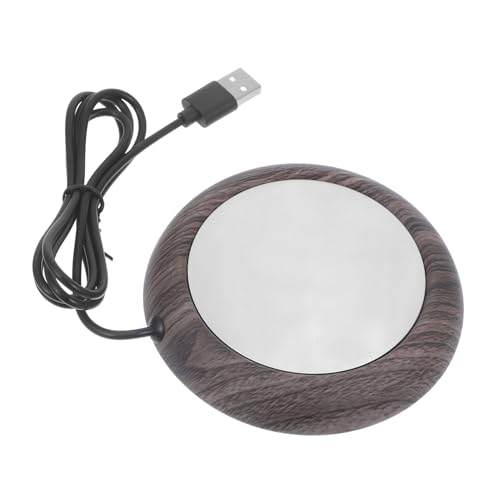 CIYODO Portable Heating Coaster Metal Cup Warmer Electric Beverage Warmer Desk Coaster Mug Holder