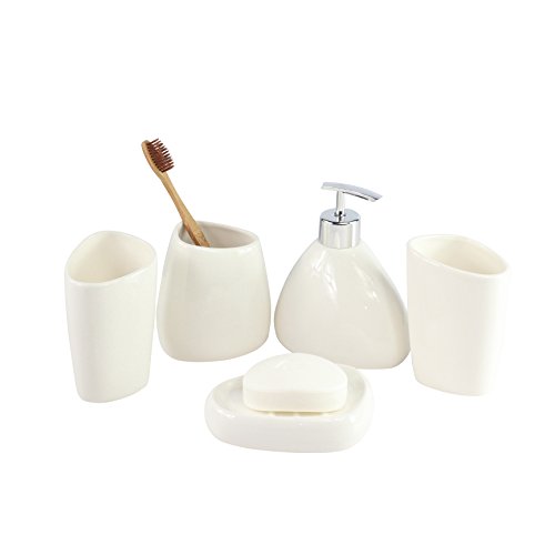Goldbearuk - Elegante set di accessori da bagno in...