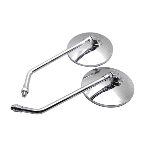Espejos retrovisores de 8 mm para moto Shadow con amplio campo visual retro y carcasa de ABS negro