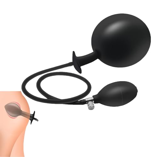 Quintrost Plug Anale Gonfiabile Butt Plug, Plug Anali in Silicone Palline Anali, Palline Anali Dilatatore Anale Set di Giocattoli Sessuali Ano Masturbatore per Donne Uomini Coppie