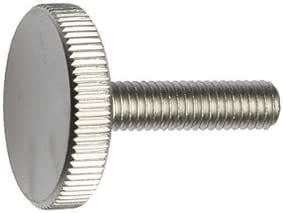Viti A Pollice Zigrinate In Alluminio E Acciaio Inox &ndash; M6, Lunghezze Da 6mm A 100mm &ndash; Metriche, Made In China