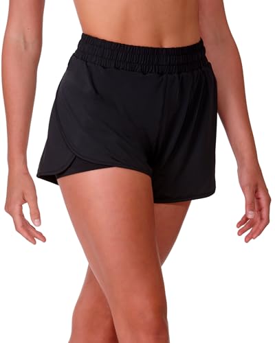 Short de course taille haute anti-irritation pour le fitness