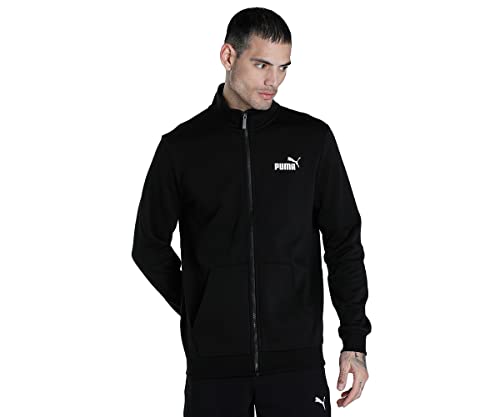 Image of Puma Men Cotton Blend Standard Length Jacket