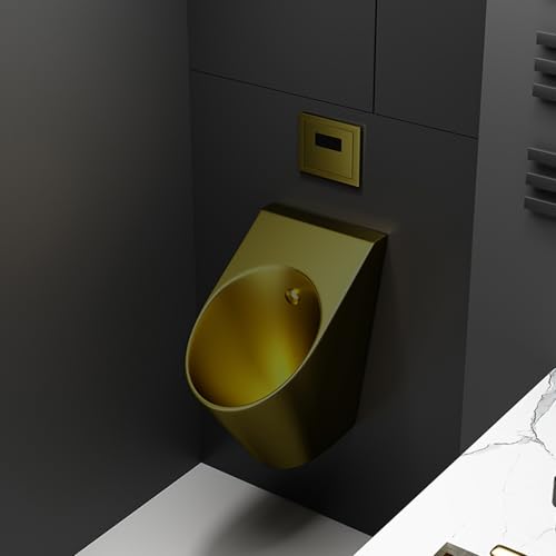 男性用壁掛け小便器 - 304ステンレススチール製、自動センサー洗浄、高効率防臭設計。ホテルやレストランでの業務用に最適。