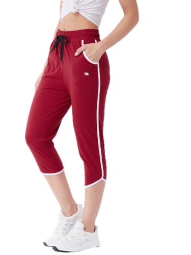 Image of Modeve Women Striped Cotton Blend Capri