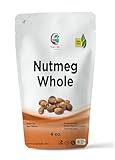 Nutmeg Whole 4oz | Excellent Aroma and Incredible Flavor | Nuez moscada entera | Non- Gmo, Ethically Sourced | By Yogi's Gift®