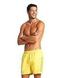 traje color amarillo para hombre Cómodo: bóxer de playa con cordón interior ajustable para un excelente ajuste y calzoncillo interior de malla suave para bienestar en cualquier situación; longitud lateral 41,5 cm