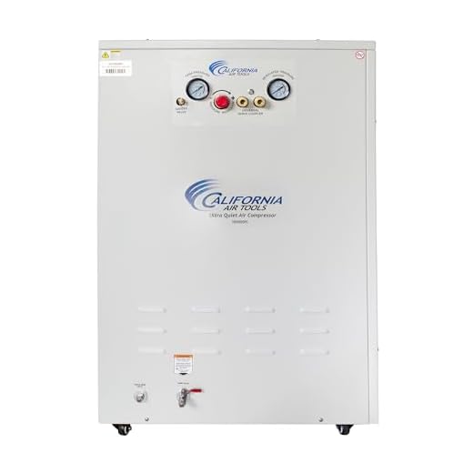 California Air Tools CAT-10020DSPC Ultra Quiet & Oil-Free 2.0 Hp 10.0 Gal. Air Compressor with Air Dryer, White