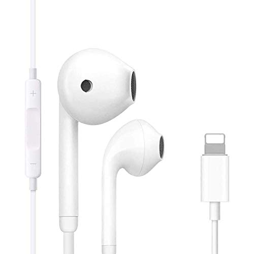Adaptador de Conector de Auriculares para iPhone 7 de Audio Auxiliar a Conector de 3,5 mm, 2 en 1, Adaptador de Auriculares, Divisor dongle para música y Carga, Compatible con iPhone