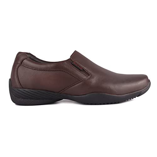 Image of Red Chief Men's Genuine Leather Slip-On Formal Shoes - Effortless Style, Everyday Comfort | RC3812