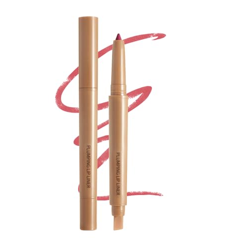 Image of Matte Lip Liner Pencil, Long-Lasting Creamy Formula with Silicone Smudger, Waterproof Non-Staining Crayon for Lip Contouring, Plump Define Sculpting 04#
