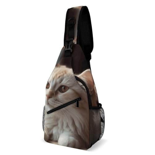 Bolso tipo bandolera Soft Cute Cat para viaje miniatura 1