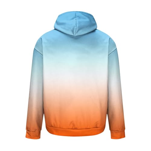 Mens Sweatshirt Hoodie Fashion Ombre Gradient Color Pullover Tops Casual Long Sleeve Hippie Big Tall Hoody Sweatshirts3