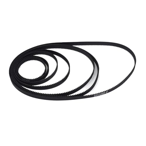 Courroie de distribution GT2 en caoutchouc anti-vibration largeur 6 mm
