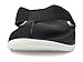 adidas womens Adilette Comfort Flip Flop Black/White/Black 7