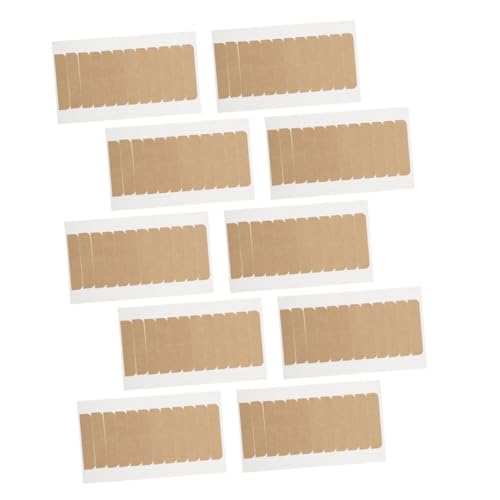 Vaguelly 10個 かつら両面テープ 交換用のウィッグストリップ ヘアテープ Pu