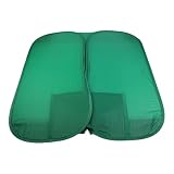 Pantalla verde doble: diseñada para ser dividida en dos partes para una instalación flexible en sillas o como una configuración de fondo completa, atendiendo a múltiples necesidades de fotografía.