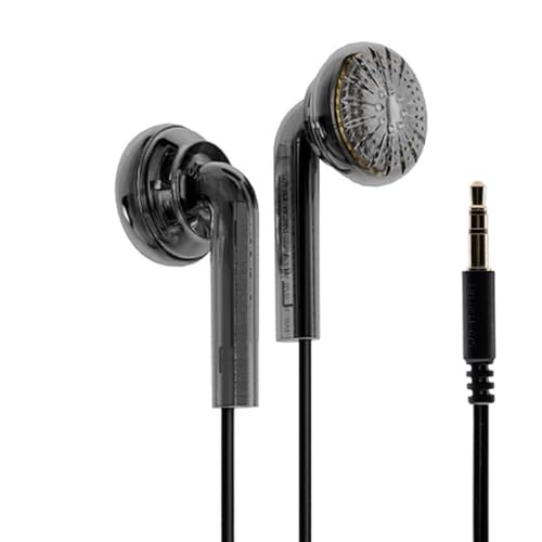 Image of MOONDROP Nice Buds Wired Earphones, HiFi Sound with 15.4mm Dynamic Driver, CCAW Voice Coil, NdFeB Magnet, Dual Rear-Cavity Damping, Ergonomic Shell and 3.5mm Silver-Plated Plug (Black)