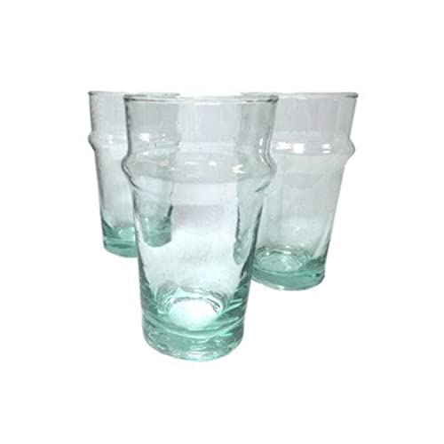 Casablanca Market Time Collection Moroccan Tea Glasses, Clear