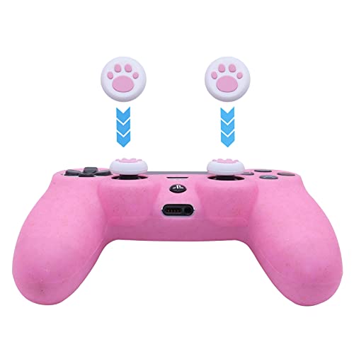 Rotomoon Ps4 Glitter Silicone Controller Skins With 8 Thumb Grips & L2 R2 Trigger Protector, Sweat-Proof Anti-Slip Controller Cover Skin Protector Compatible With Playstation 4 Slim/Pro Controller… #TOP4