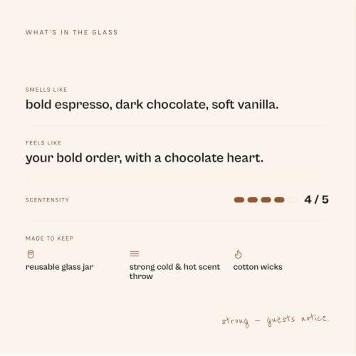 Image of RAD LVNG Espresso Macchiato Petite | 100g Soy Wax Scented Candle | 18hr+ Burn | Gel Wax Cubes | Silicone Lid | Hand-Poured | Coffee, Chocolate, Vanilla | Gifting & Home Decor