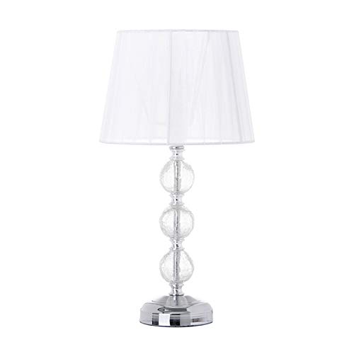 LOLAhome Lámpara de sobremesa moderna transparente de cristal para salón Fantasy