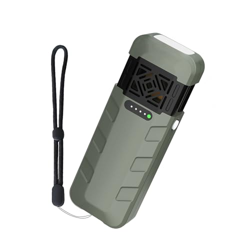 Joellfuner Repelente de Mosquitos Portátil, Antimosquitos Exterior con Lámpara de Camping, 5 Modalità di Illuminazione, 4800 mAh Batería Recargable per il campeggio, l'escursionismo (9600mAh)