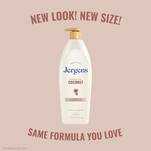 Image of Jergens Hydrating Coconut Body Lotion For Dry Skin, 21 fl oz