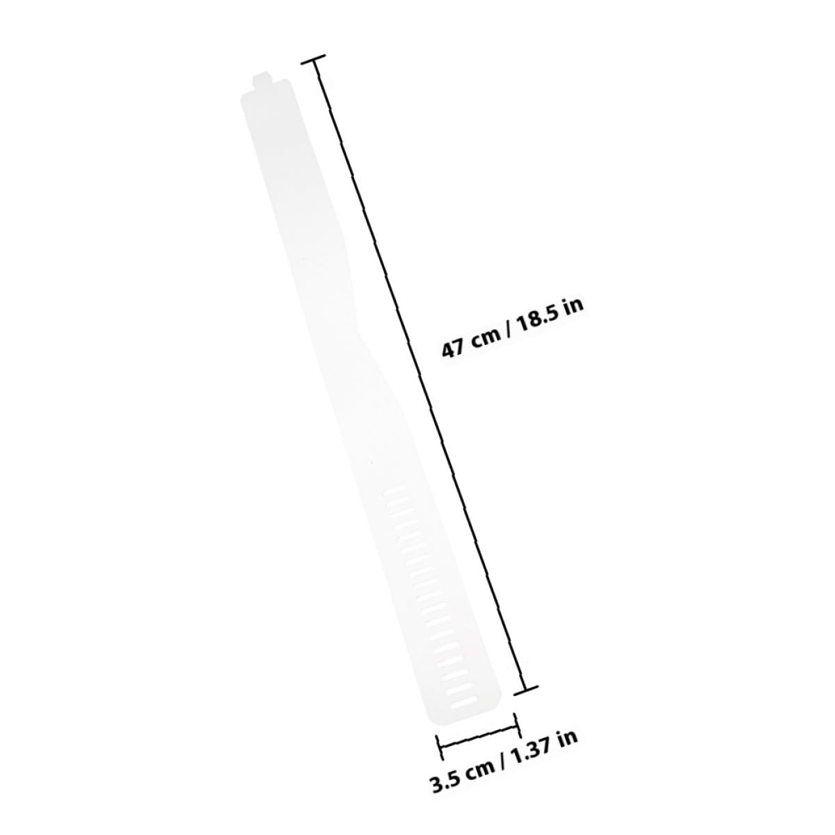 Alipis 80 Pezzi Rinforzi Colletto Camicia in Plastico Bianco Supporti Pratici per Colletto Camicia Uomo 47x3,5 Cm