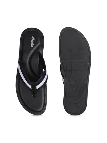 Image of Bata WRIGHT CROSS THONG Men's Red Formal Thong Slipper.