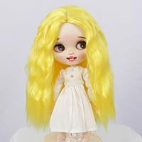 Amazon.co.jp: Linfairy 9-10 inch 人形用 ロング ウィッグ