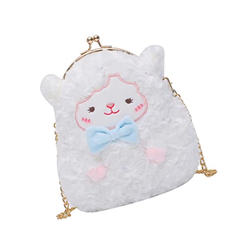 TENDYCOCO Bolsa transversal de pelúcia animais de pelúcia menina animais de pelúcia bolsa infantil d