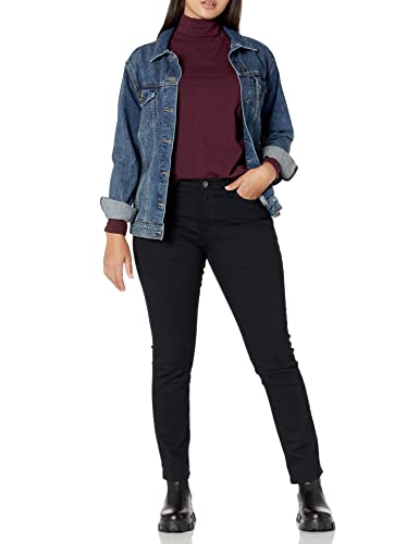 Amazon Essentials Women's Long-Sleeve Turtleneck (Available in Plus Size), Burgundy, Small4