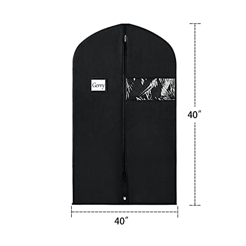 Image of Univivi 16 Pack Suit Bags Garment Bag for Men Storage 40-inch Clothes Cover with Clear Window and ID Card Holder for Suit Jacket, Skirt, Shirt and Coat