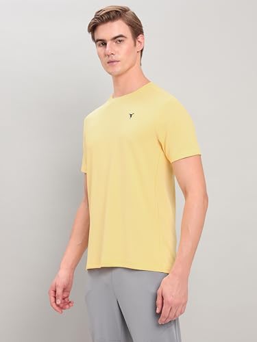 Image of TECHNOSPORT Men's Polyester Regular Fit T-Shirt