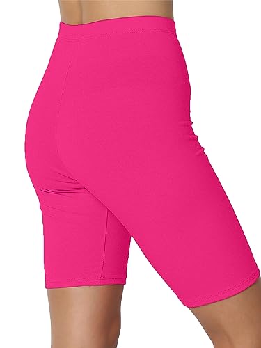 Image of KYDA Women's Anti Bacterial Cycling Shorts, Under Skirt Biker Shorts, High Waist Stretchable Yoga Shorts & Gym Workout Skin Fit Shorties