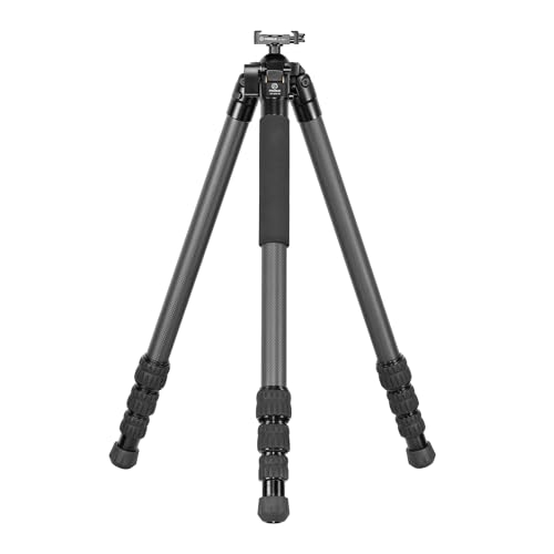 FANAUE Carbon Fiber Tripod for Hunting,Stable Design with Quick-Release Arca-Swiss Mount System, Shooting Tripod, and Hands-Free Operation for Hunting, and Outdoors-HT-3240-45
